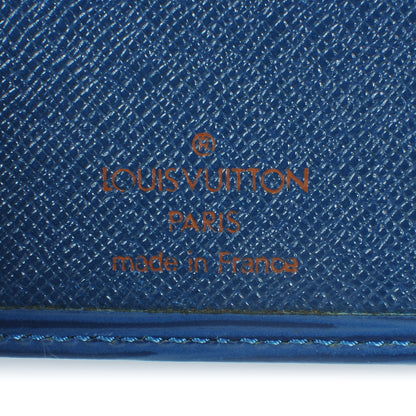 Louis Vuitton Epi Card Holder Blue 3 of 5