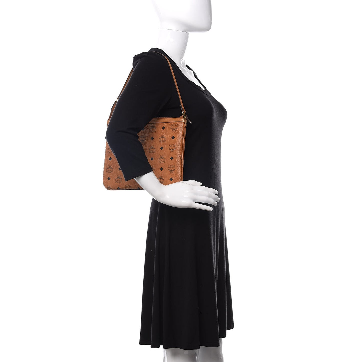 Visetos Liz Shopper Tote Pouch Cognac