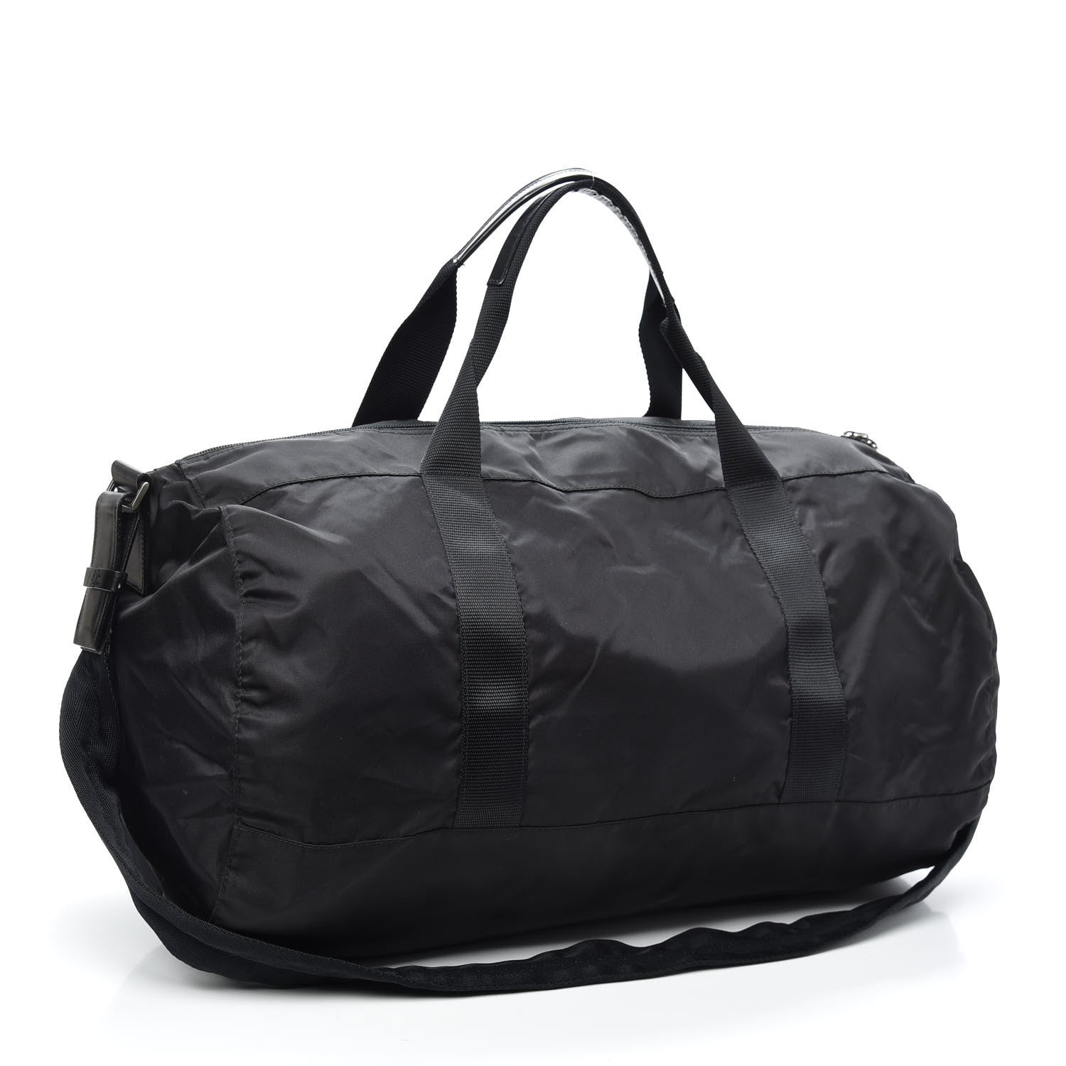 Prada Tessuto Nylon Duffle Black 2 of 10