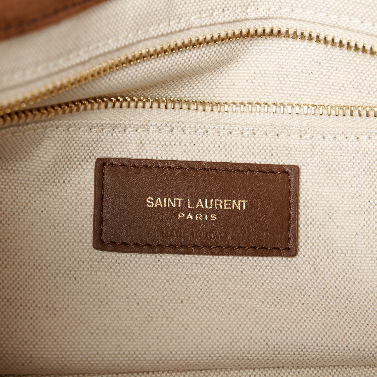 Saint Laurent Suede Shearling Patchwork Monogram Medium Jamie Brown Beige 6 of 11