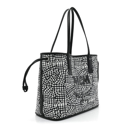 MCM Grained Calfskin Visetos Medium Liz Reversible Shopper Tote Black 6 of 20