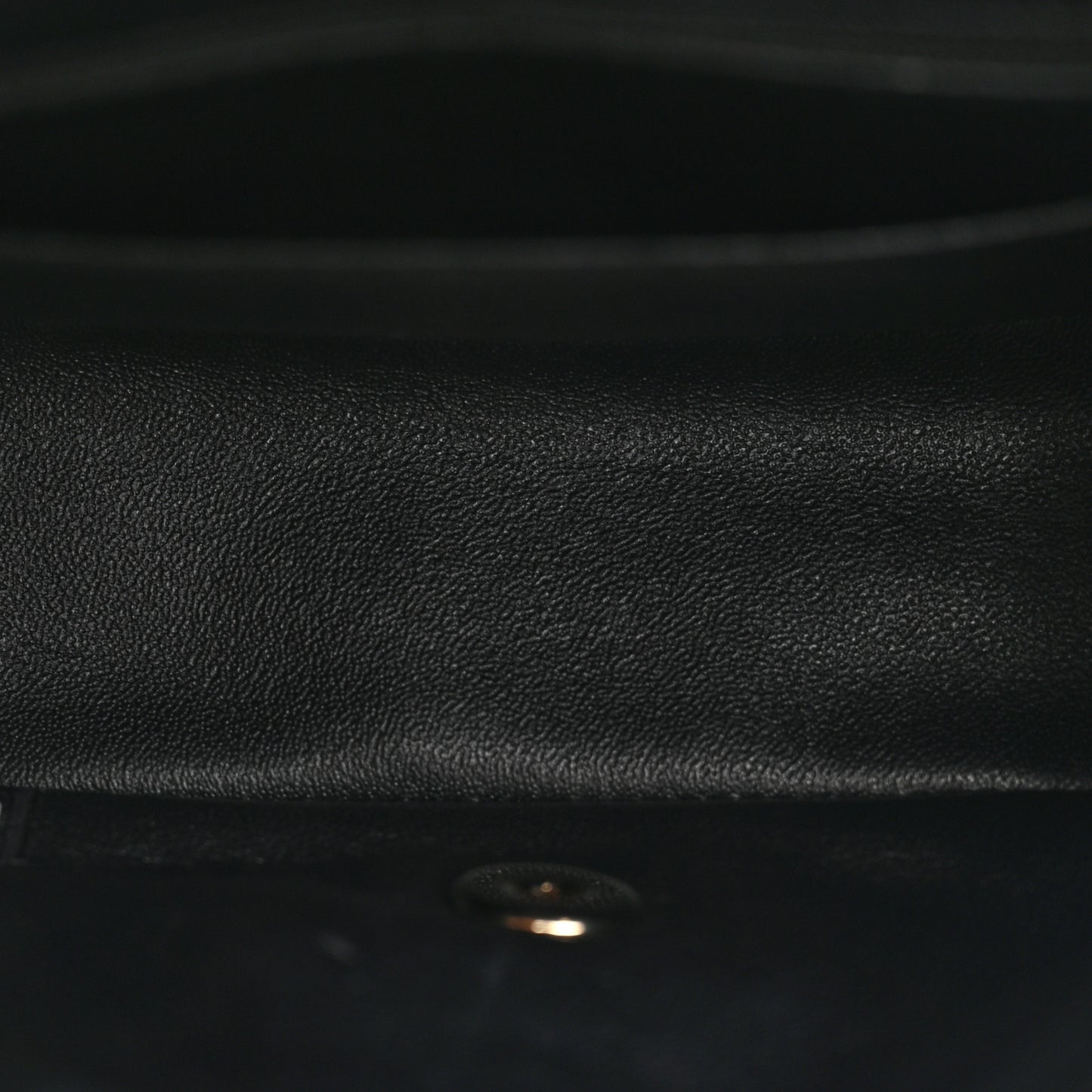 Lambskin Quilted Mini Square Flap Black