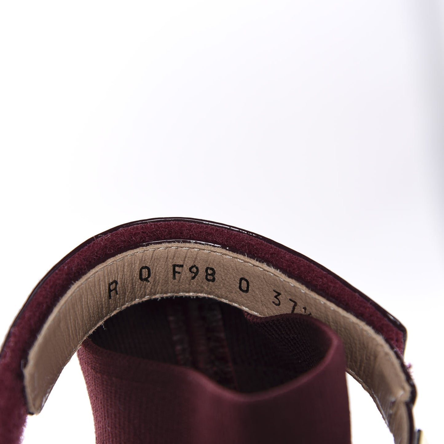 Knit Patent Rockstud Bodytech 105mm Ankle Boots 37.5 Rubin