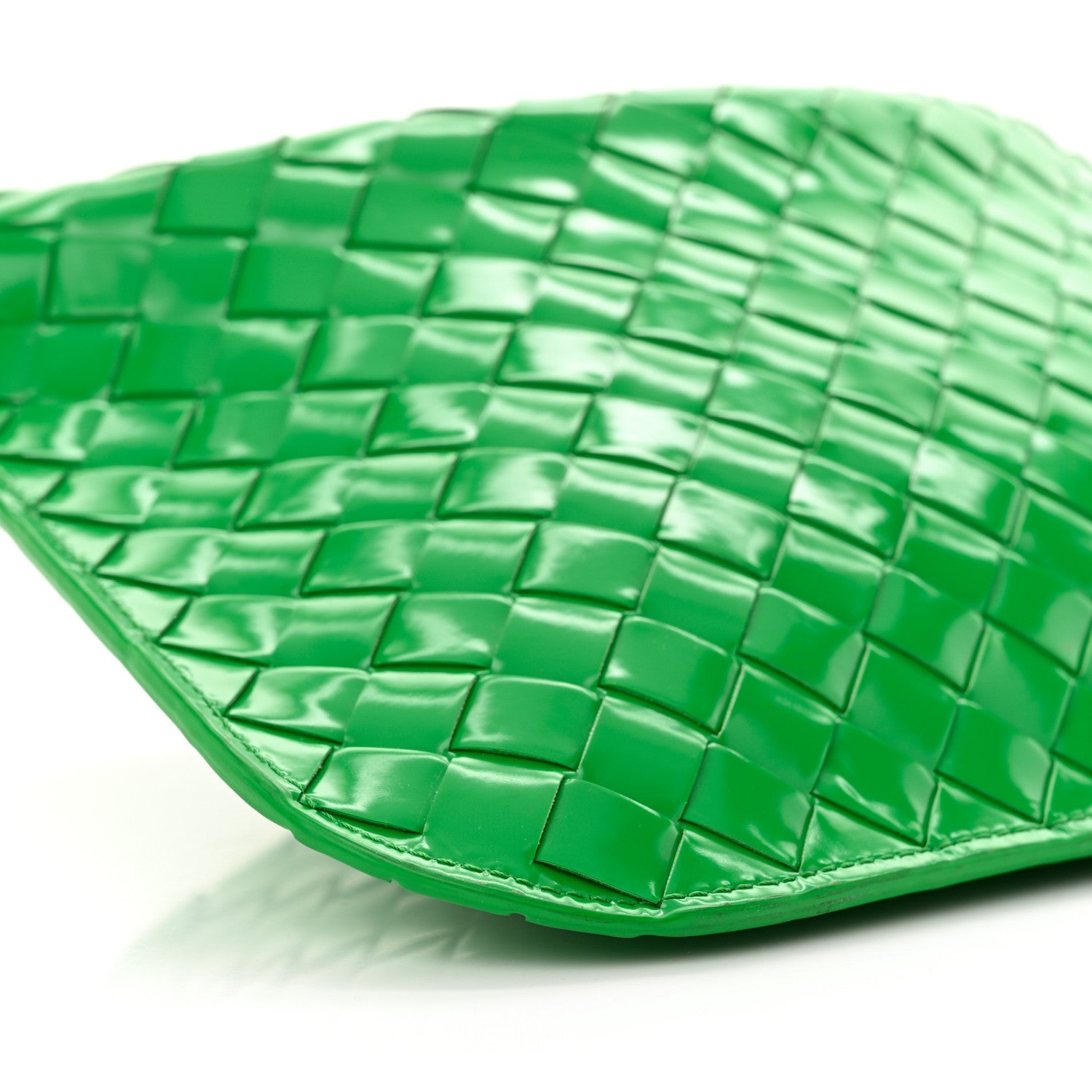 Bottega Veneta Spazzolato Intrecciato Flap Shoulder Bag Parakeet 8 of 12