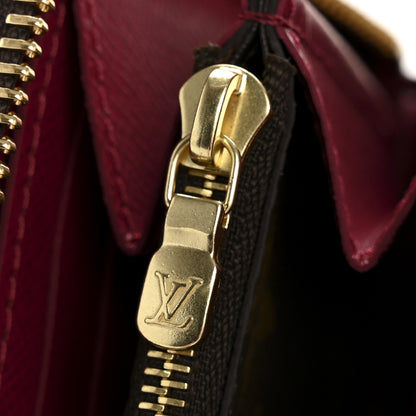 Louis Vuitton Monogram Clemence Wallet Fuchsia 8 of 9