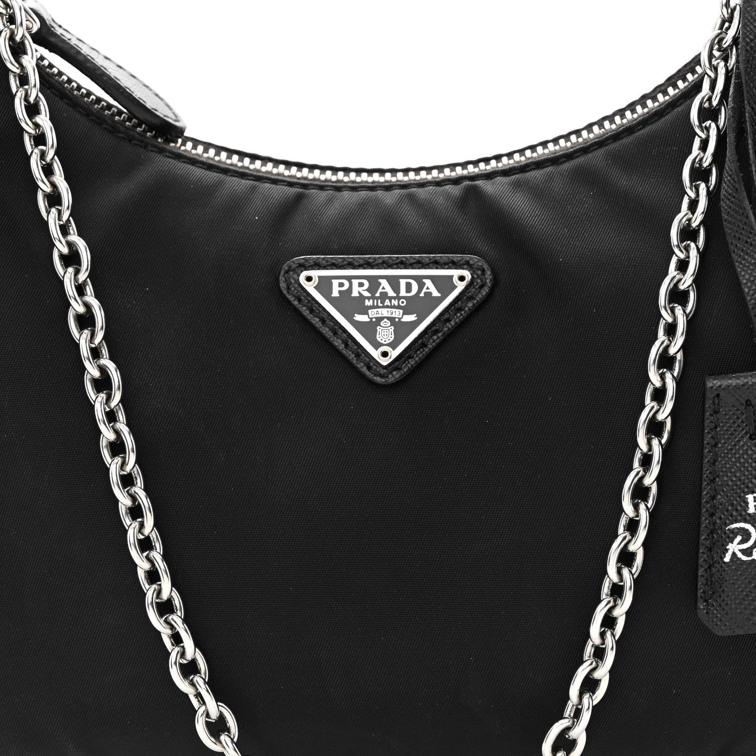 Prada Nylon Re-Edition 2005 Shoulder Bag Black 10 of 15