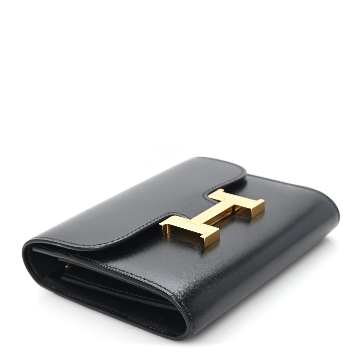 Hermes Box Constance Short Wallet Black 4 of 7