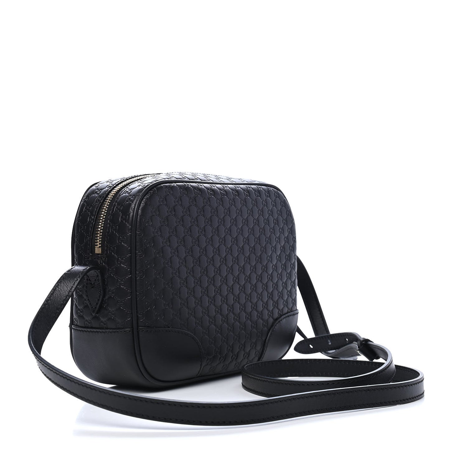 Microguccissima Mini Bree Messenger Bag Black