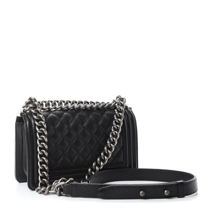 Chanel Caviar Quilted Small Boy Flap Black 3 of 11