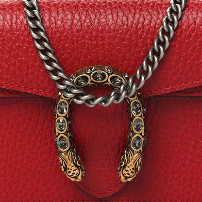 Gucci Calfskin Super Mini Dionysus Shoulder Bag Hibiscus Red 8 of 10