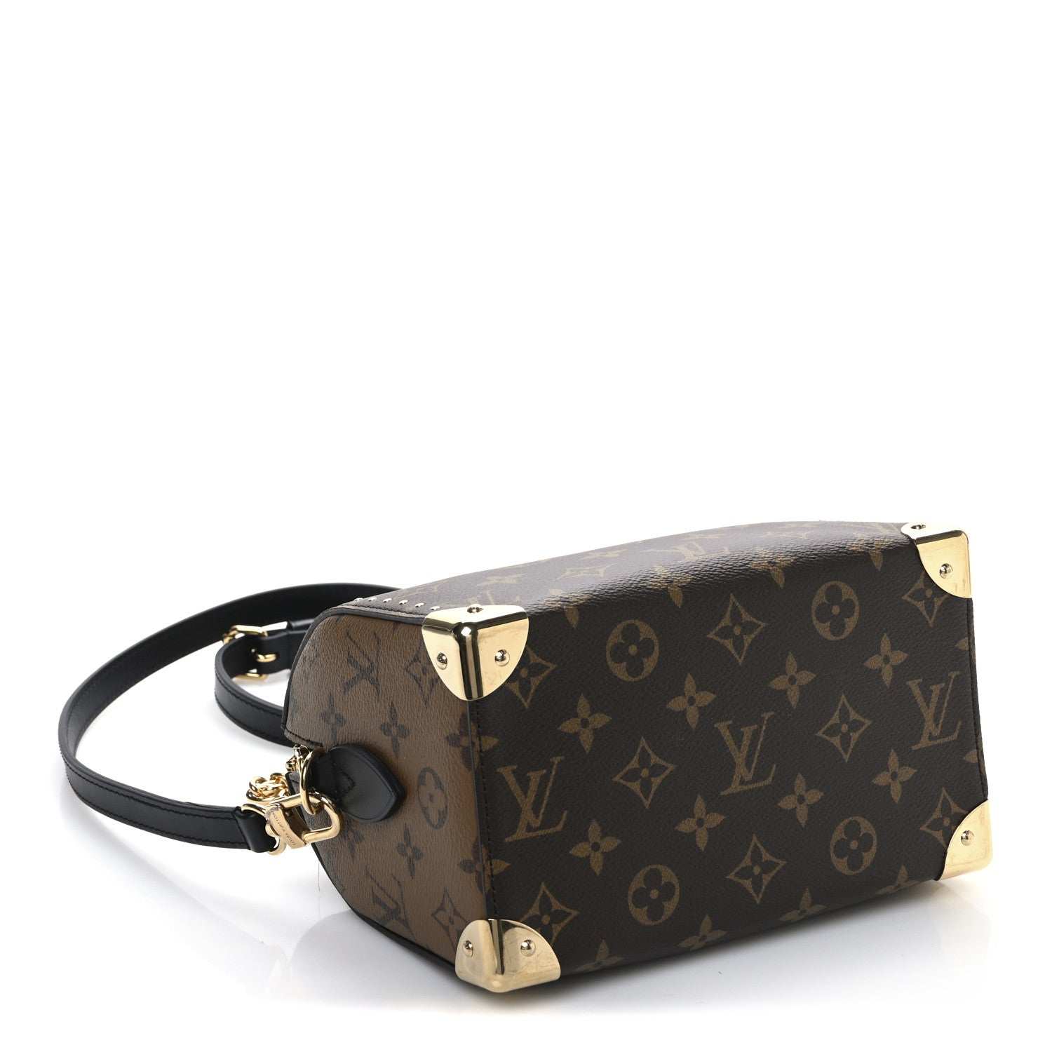 Louis Vuitton Reverse Monogram Speedy Trunk 20 4 of 12