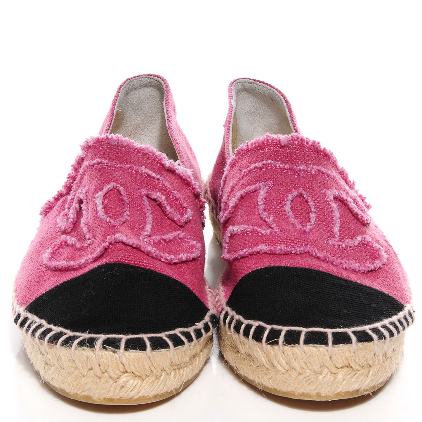 Toile CC Espadrilles 38 Pink Black