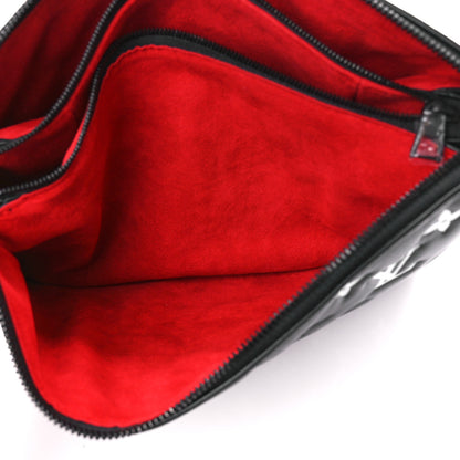 Louis Vuitton Lambskin Embossed Monogram Coussin PM Black White 7 of 11