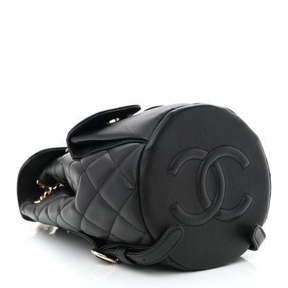 Chanel Caviar Quilted Pockets Backpack Black 3 of 10