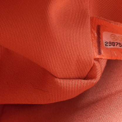 Chanel Goatskin Quilted Medium 19 Flap Orange 8 of 10