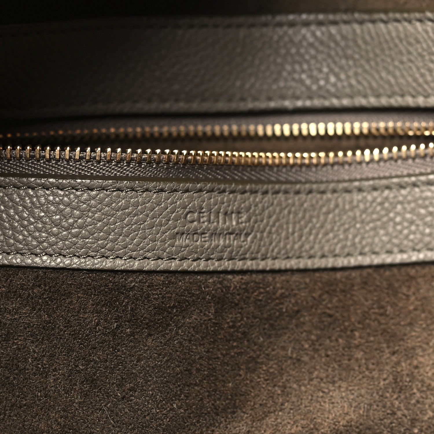 Celine Soft Grained Calfskin Small Belt Cabas Phantom Taupe 6 of 8