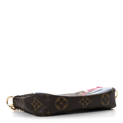 Louis Vuitton Monogram 2018 Christmas Animation Mini Bears Pochette Accessories 4 of 10