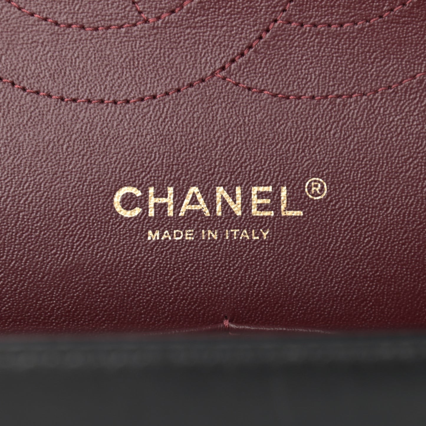 Lambskin Quilted Jumbo Double Flap Black