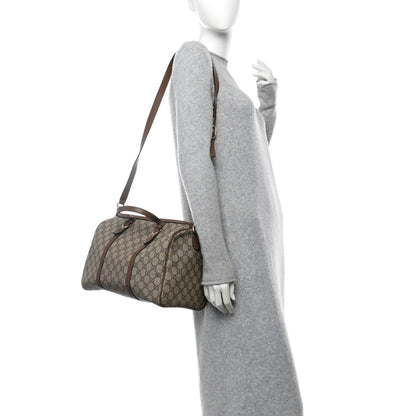 Gucci GG Supreme Monogram Margaux Calfskin Medium Nice Boston Beige Ebony Acero 2 of 10