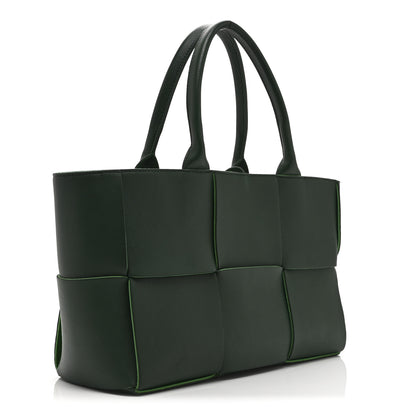 Bottega Veneta Calfskin Maxi Intrecciato Medium Arco Tote Raintree 4 of 10