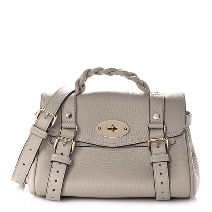 Mulberry Heavy Grain Mini Alexa Chalk 1 of 9