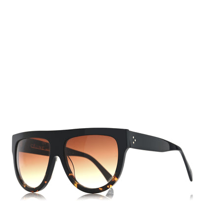 Celine Shadow Sunglasses CL 41026/S Black Havana 1 of 7