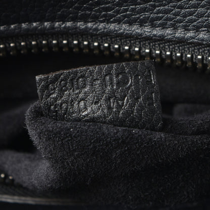 Celine Drummed Calfskin Micro Luggage Black 7 of 7
