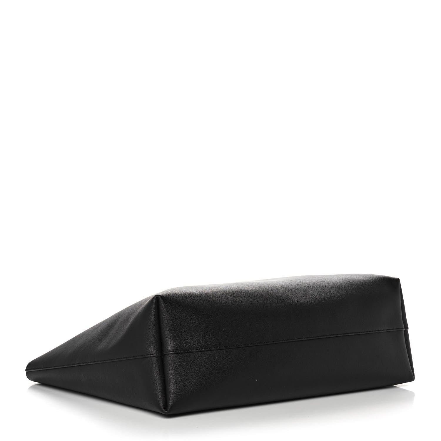 Saint Laurent Calfskin Large Shopping Tote Black 4 of 15