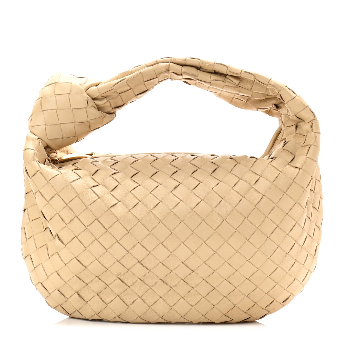 Nappa Intrecciato Teen Jodie Hobo Porridge