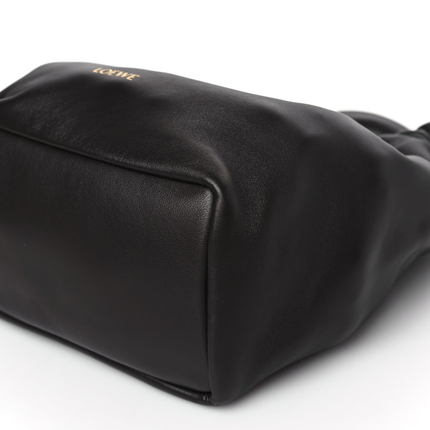 Nappa Small Squeeze Bag Chocolate