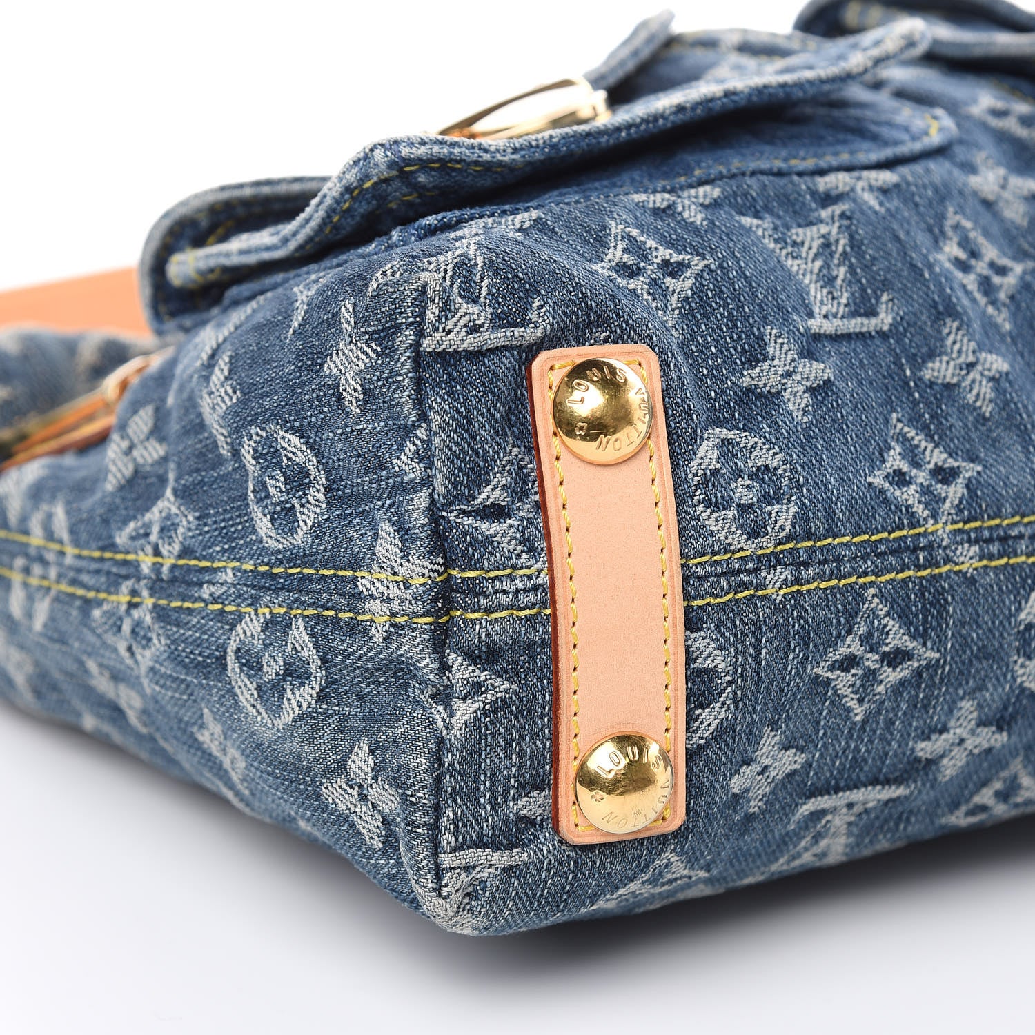 Louis Vuitton Monogram Denim Baggy PM Blue 8 of 12