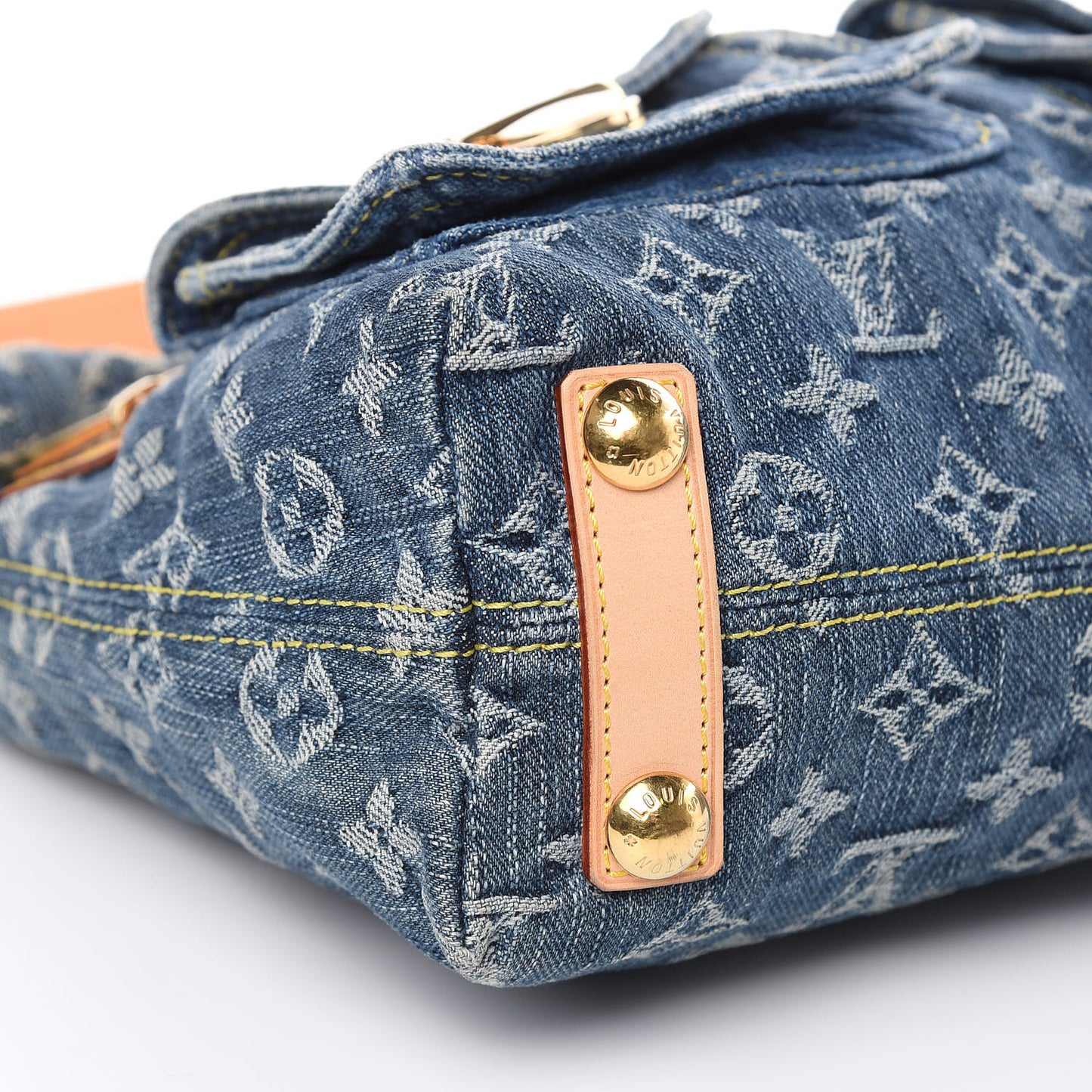 Monogram Denim Baggy PM Blue
