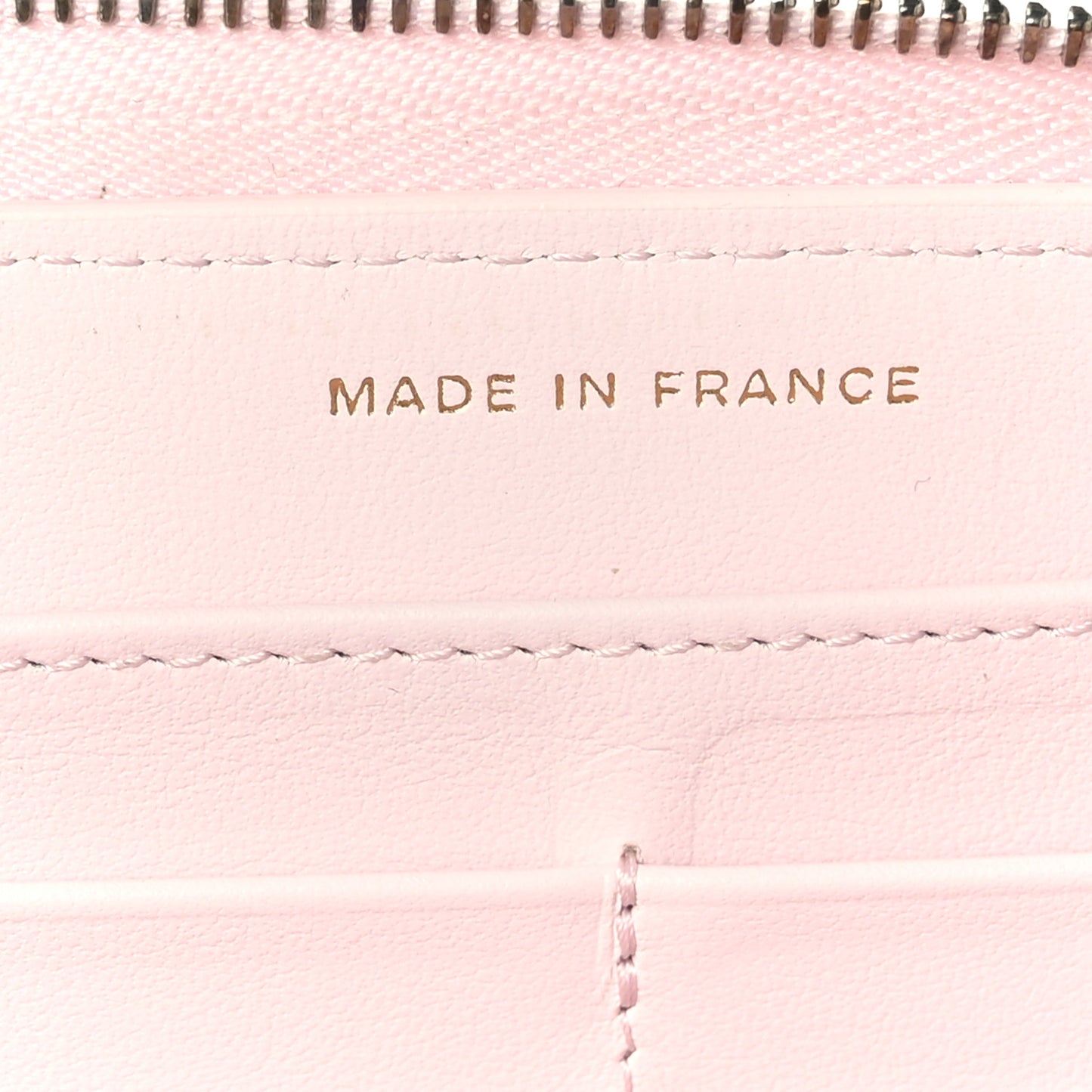 Caviar Quilted Large Gusset Zip Around Wallet Pink
