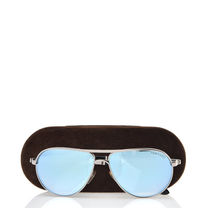 Tom Ford Marko Aviator Sunglasses TF144 Silver 9 of 9
