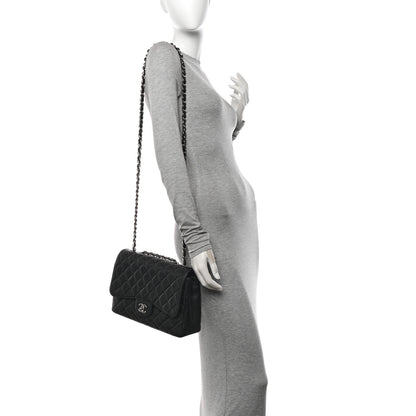 Chanel Caviar Quilted Jumbo Single Flap Black 2 of 11