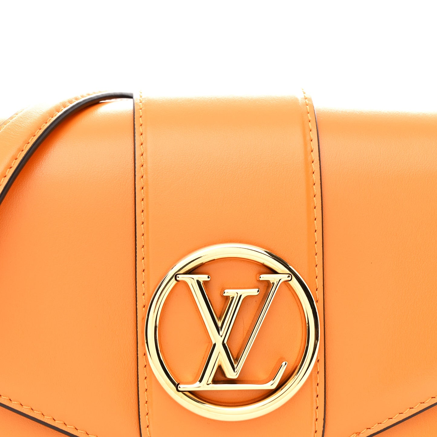 Smooth Calfskin LV Pont 9 Summer Gold
