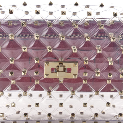 Valentino Garavani PVC Medium Rockstud Spike Shoulder Bag 9 of 9