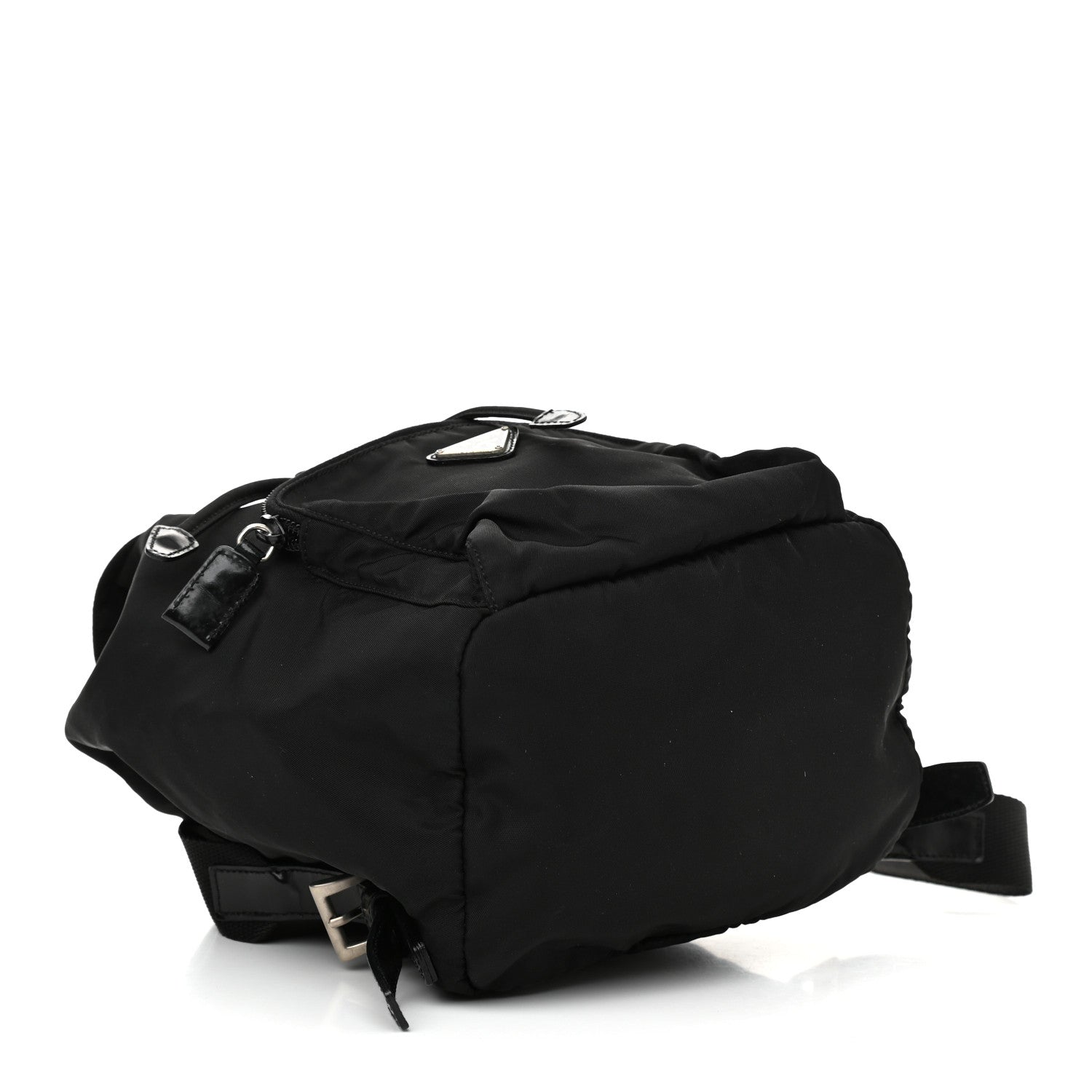 Prada Nylon Vela Mini Cinch Backpack Black 4 of 9