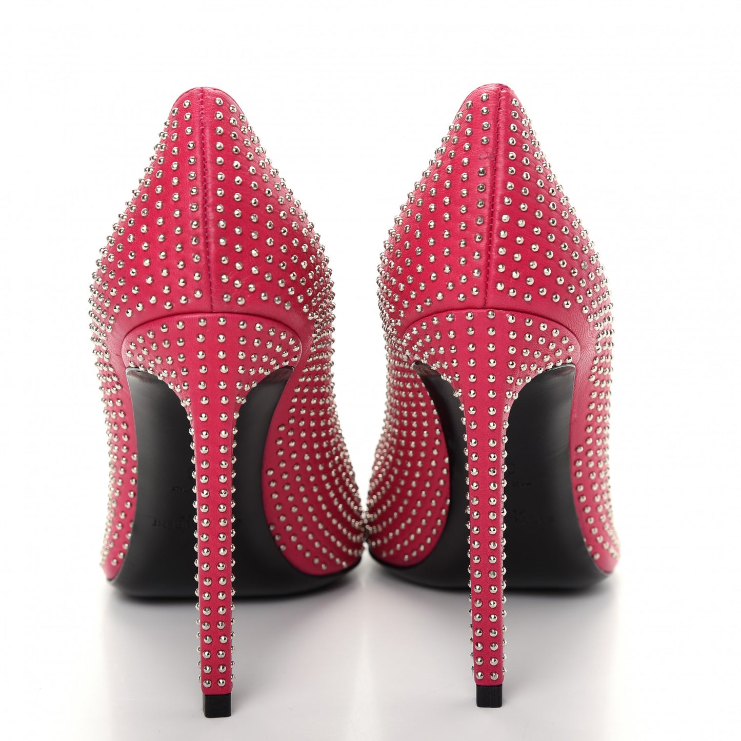 Calfskin Micro Stud Paris 105 Pumps 38 Fuchsia