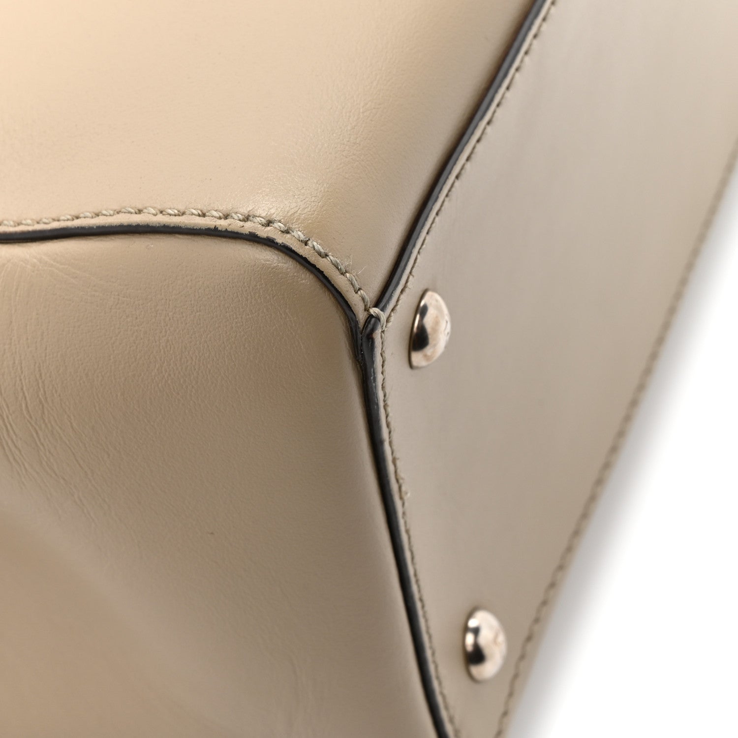 Fendi Vitello Baltico Dolce DotCom Satchel Tortora Papavero 14 of 15