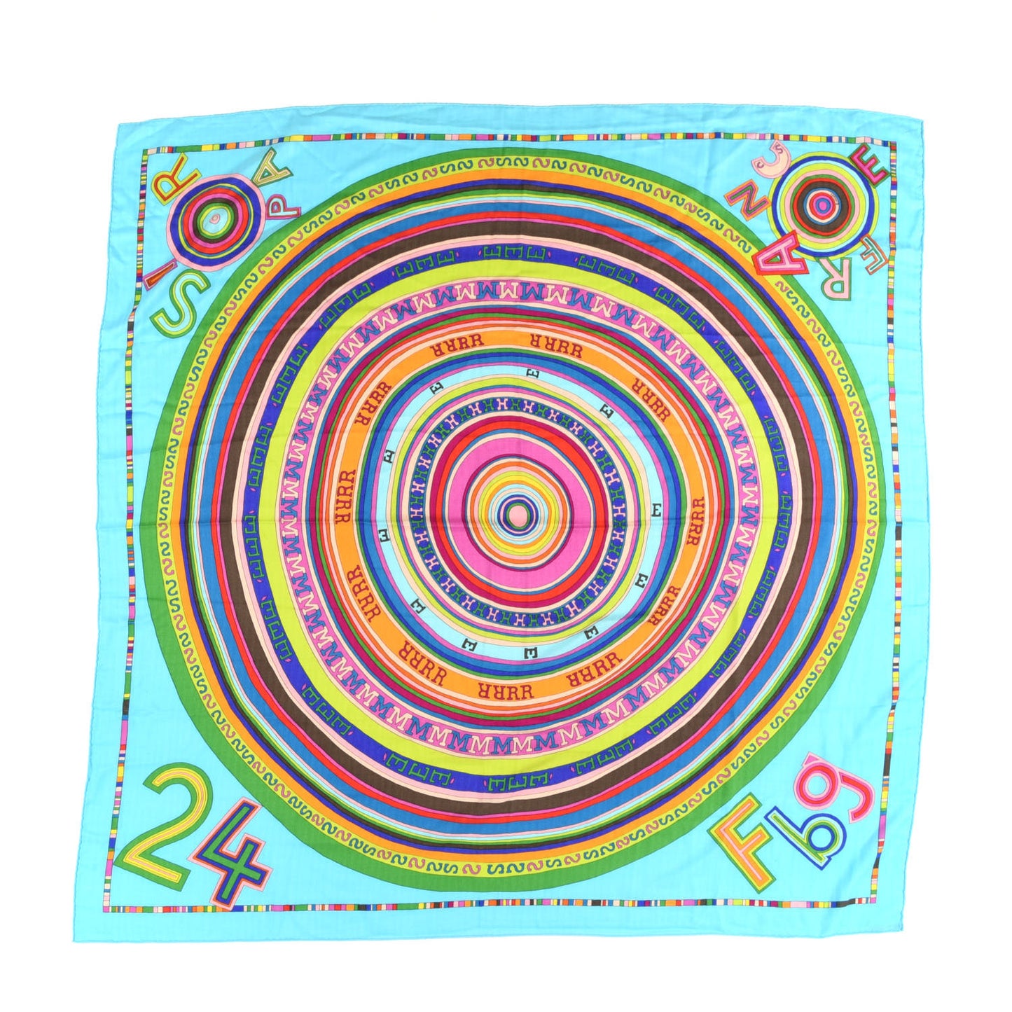 Cashmere Silk Tohu Bohu Shawl 140 Turquoise