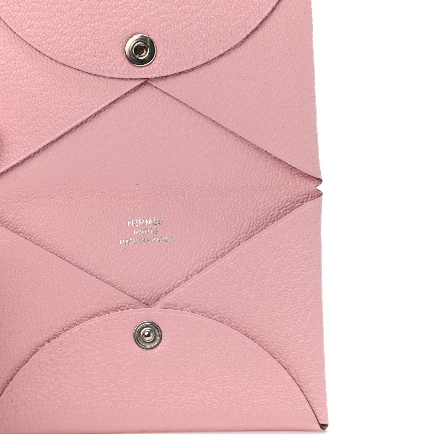 Hermes Chevre Mysore Calvi Card Case Rose Sakura 4 of 4