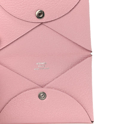 Hermes Chevre Mysore Calvi Card Case Rose Sakura 4 of 4