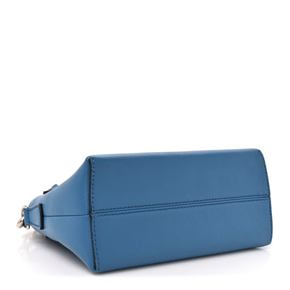 Fendi Vitello Dolce Mini By The Way Boston Bag Blue Royal 3 of 10