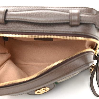 Gucci GG Supreme Monogram Mini Ophidia Top Handle Shoulder Bag Brown 4 of 10