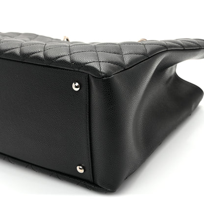 Chanel Caviar Quilted XL Grand Shopping Tote GST Black 10 of 10
