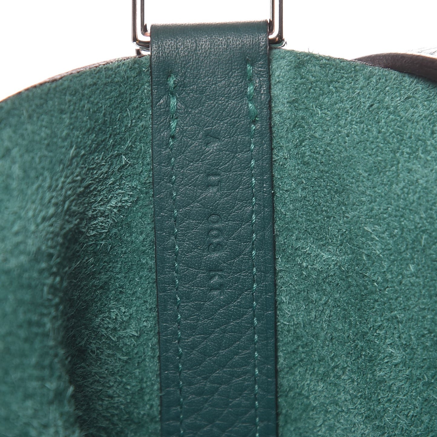Taurillon Clemence Picotin Lock 26 GM Malachite