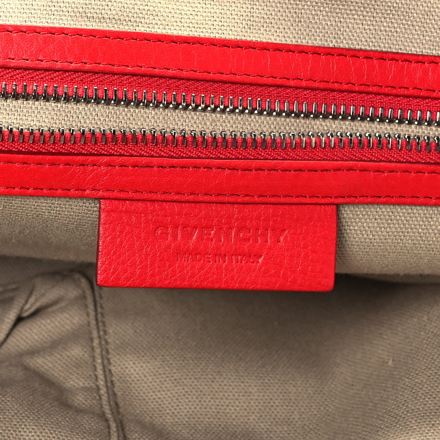Givenchy Waxed Calfskin Micro Nightingale Medium Red 6 of 9