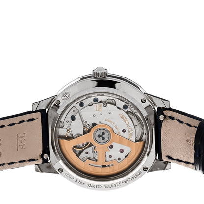 Jaeger-LeCoultre Stainless Steel Alligator Diamond Bezel 34mm Rendez-Vous Classic Day & Night Automatic Watch Q3448430 4 of 4