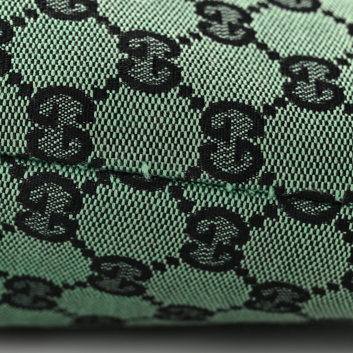 Metallic Monogram XL Shopper Tote Green